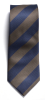 Tie Striped Tummansininen / Ruskea