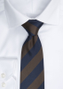 Tie Striped Tummansininen / Ruskea