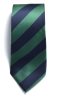 Tie Striped Tummansininen / Vihreä