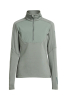 Txlite Windblock Half Zip Women Harmaanvihreä