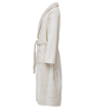 Velour Kylpytakki Valkoinen / Hiekka