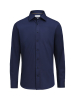 Yb150 Twill Stretch Regular Tummansininen