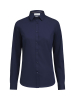 Yb150 Twill Stretch Woman Contemporary Tummansininen