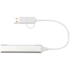 Alkaid 4-porttinen Kierrätetystä Alumiinista Valmistettu Usb-a- Ja Type-c-keskitin, Jossa Kaksi Sisääntuloa