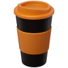 Americano® 350 Ml Eristetty Muki Oterenkaalla Musta / Oranssinpunainen