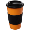 Americano® 350 Ml Eristetty Muki Oterenkaalla Oranssinpunainen / Musta