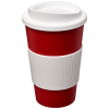 Americano® 350 Ml Eristetty Muki Oterenkaalla Punainen / Valkoinen