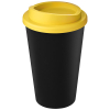 Americano® Eco -kahvimuki Kierrätetystä Materiaalista, 350 Ml Musta / Keltainen