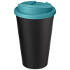 Americano® Eco -kahvimuki Kierrätetystä Materiaalista, Läikyttämätön, 350 Ml Aqua / Musta