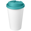 Americano® Eco -kahvimuki Kierrätetystä Materiaalista, Läikyttämätön, 350 Ml Aqua / Valkoinen
