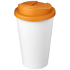 Americano® Eco -kahvimuki Kierrätetystä Materiaalista, Läikyttämätön, 350 Ml Oranssinpunainen / Valkoinen