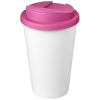 Americano® Eco -kahvimuki Kierrätetystä Materiaalista, Läikyttämätön, 350 Ml Pinkki / Valkoinen