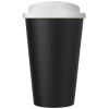 Americano® Eco -kahvimuki Kierrätetystä Materiaalista, Läikyttämätön, 350 Ml Valkoinen / Musta