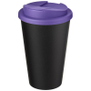 Americano® Eco -kahvimuki Kierrätetystä Materiaalista, Läikyttämätön, 350 Ml Violetti / Musta