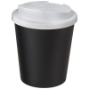 Americano® Espresso 250 Ml Muki, Läikyttämätön Kansi  Musta / Valkoinen