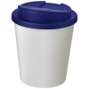 Americano® Espresso 250 Ml Muki, Läikyttämätön Kansi  Valkoinen / Sininen