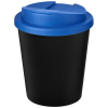Americano® Espresso Eco 250 Ml Kahvimuki Kierrätetystä Materiaalista. Läikkymätön Kansi.  Musta / Keskisininen