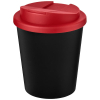 Americano® Espresso Eco 250 Ml Kahvimuki Kierrätetystä Materiaalista. Läikkymätön Kansi.  Musta / Punainen
