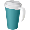 Americano® Grande 350 Ml Muki, Läikyttämätön Kansi Aqua / Valkoinen