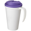 Americano® Grande 350 Ml Muki, Läikyttämätön Kansi Valkoinen / Violetti