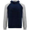 Badet Kaksivärinen Huppari Lapsille, 280 G/m² Navy Sininen / Meleerattu Harmaa