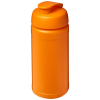 Baseline® Plus 500 Ml Läppäkantinen Urheilujuomapullo Oranssinpunainen