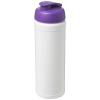 Baseline® Plus 750 Ml Läppäkantinen Urheilujuomapullo Valkoinen / Violetti