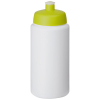 Baseline® Plus Grip 500 Ml -urheilujuomapullo Läppäkannella Valkoinen / Lime