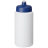 Baseline® Plus Grip 500 Ml -urheilujuomapullo Läppäkannella Valkoinen / Sininen