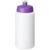 Baseline® Plus Grip 500 Ml -urheilujuomapullo Läppäkannella Valkoinen / Violetti