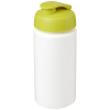 Baseline® Plus Grip 500 Ml Läppäkantinen Urheilujuomapullo Valkoinen / Lime
