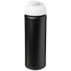 Baseline® Plus Grip 750 Ml Läppäkantinen Urheilujuomapullo Musta / Valkoinen
