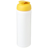 Baseline® Plus Grip 750 Ml Läppäkantinen Urheilujuomapullo Valkoinen / Keltainen