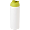 Baseline® Plus Grip 750 Ml Läppäkantinen Urheilujuomapullo Valkoinen / Lime