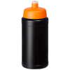 Baseline 500 Ml Kierrätetty Juomapullo Musta / Oranssinpunainen