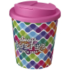 Brite-americano® Espresso 250 Ml Muki, Läikyttämätön Kansi  Valkoinen / Pinkki