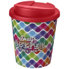 Brite-americano® Espresso 250 Ml Muki, Läikyttämätön Kansi  Valkoinen / Punainen