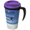 Brite-americano® Grande 350 Ml Eristetty Muki Musta / Violetti