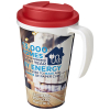 Brite-americano® Grande 350 Ml Muki, Läikyttämätön Kansi Valkoinen / Punainen