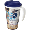 Brite-americano® Grande 350 Ml Muki, Läikyttämätön Kansi Valkoinen / Sininen