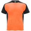 Bugatti Lyhythihainen Urheilu-t-paita, Unisex Fluor Orange / Musta