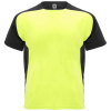 Bugatti Lyhythihainen Urheilu-t-paita, Unisex Fluor Yellow / Musta