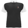 Bugatti Lyhythihainen Urheilu-t-paita, Unisex Musta / Valkoinen