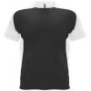 Bugatti Lyhythihainen Urheilu-t-paita, Unisex Musta / Valkoinen