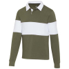 Clyde Orgaaninen Rugby-poolopaita, Unisex Vihreä / Valkoinen