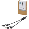Connect 6-in-1 Pikalataus- Ja Datasiirtokaapeli 45 W Rcs-kierrätetystä Alumiinista