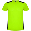 Detroit Lyhythihainen Urheilu-t-paita, Unisex Lime / Musta