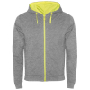 Fuji Unisex-verryttelytakki Meleerattu Harmaa / Fluor Yellow