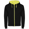 Fuji Unisex-verryttelytakki Musta / Fluor Yellow