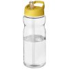 H2o Active® Base 650 Ml Kaatonokkakantinen Urheilujuomapullo. Läpinäkyvä / Keltainen